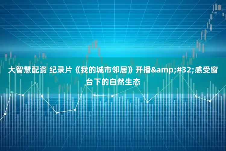 大智慧配资 纪录片《我的城市邻居》开播&#32;感受窗台下的自然生态